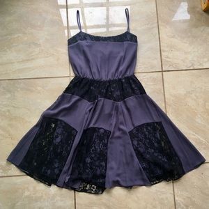 BCBG Purple & Lace Dress